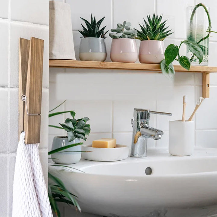 Stornfield | Porte-serviette de bain à pince à linge