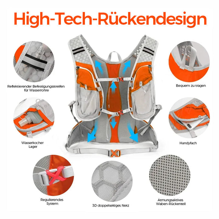 Outdoor Light and Breathable Backpack Bike Bag | Stornfield