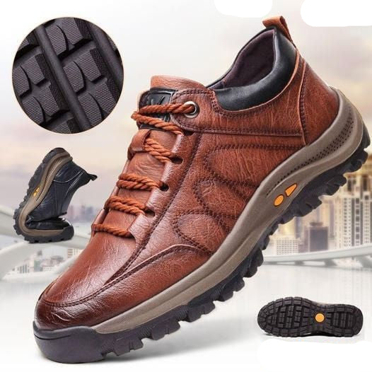 Stornfield | Men’s Orthopedic Leather Shoes | Supportive Comfort
