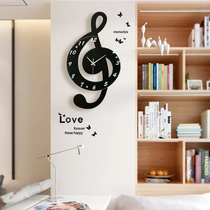 Stornfield Modern Interior Musical Treble Clef Design