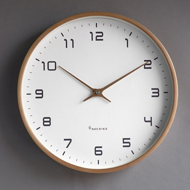 Stornfield | Wall clock - Luxora - Nordic design - Solid wood