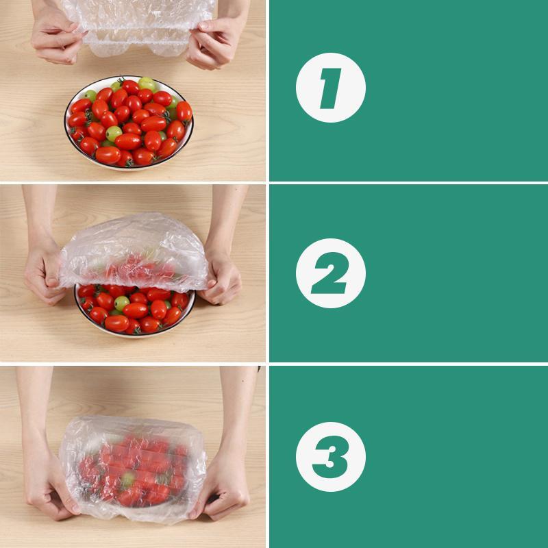 Disposable plastic wrap cover (100 PCS/ 1 SET) | Stornfield