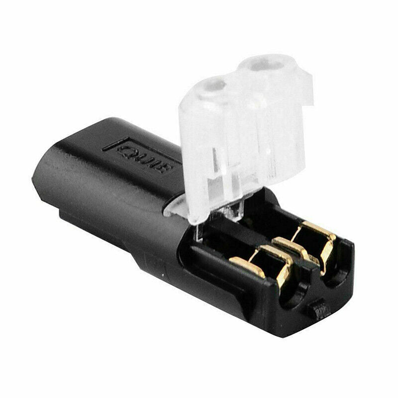 Double-wire Push-in Connector with Locking Buckle | Stornfield