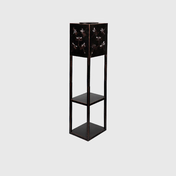 Solar Butterfly Light Shadow Square Shelf Planter Light Garden Decorative Outdoor Waterproof Patio Outdoor Light | Stornfield
