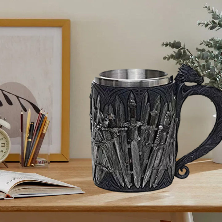 Creative Medieval Stainless Steel Tankard for Beer Coffee | Stornfield