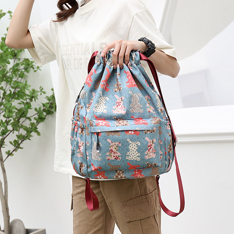Drawstring shoulder bag in ethnic style | Stornfield