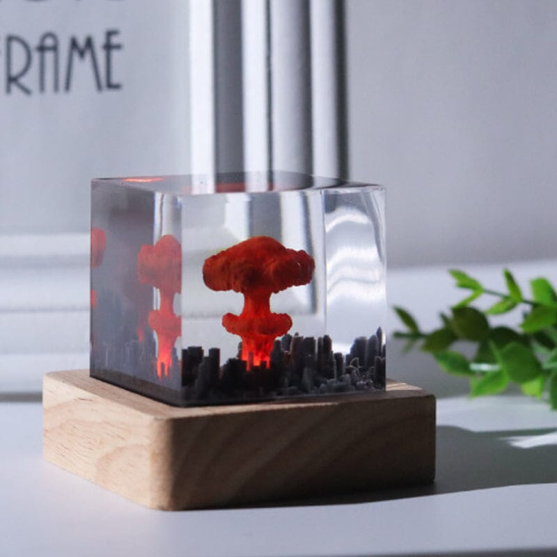 Resin Lamp With Explosive Bombs | Stornfield