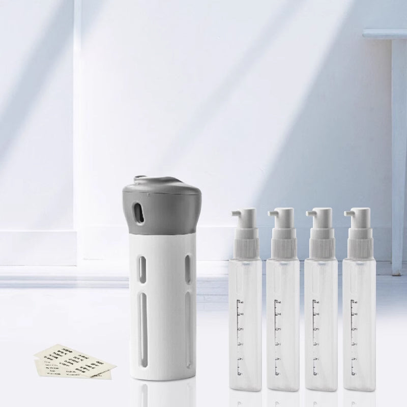 4-in-1 bottle with portable skin care dispenser | Stornfield