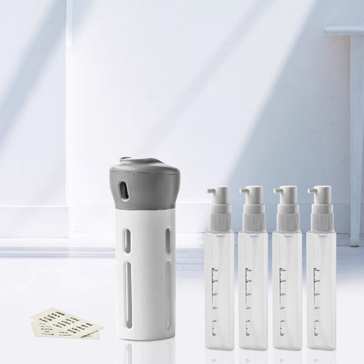 4-in-1 bottle with portable skin care dispenser | Stornfield