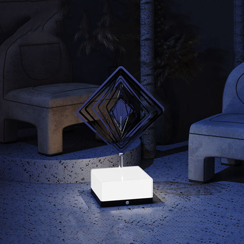Rotating ambient light made of metal | Stornfield