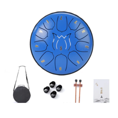 Stornfield | EchoDrum – Steel Tongue Drum for Meditation, Yoga, and Relaxation