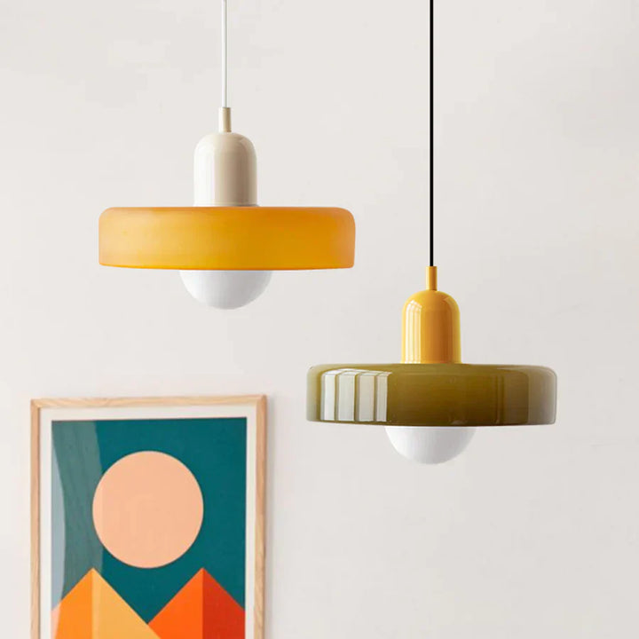 Scandinavian Pendant Light for Living Room and Dining Room – Minimalist Design with AdjustaStornfielde Height – Glass | Stornfield
