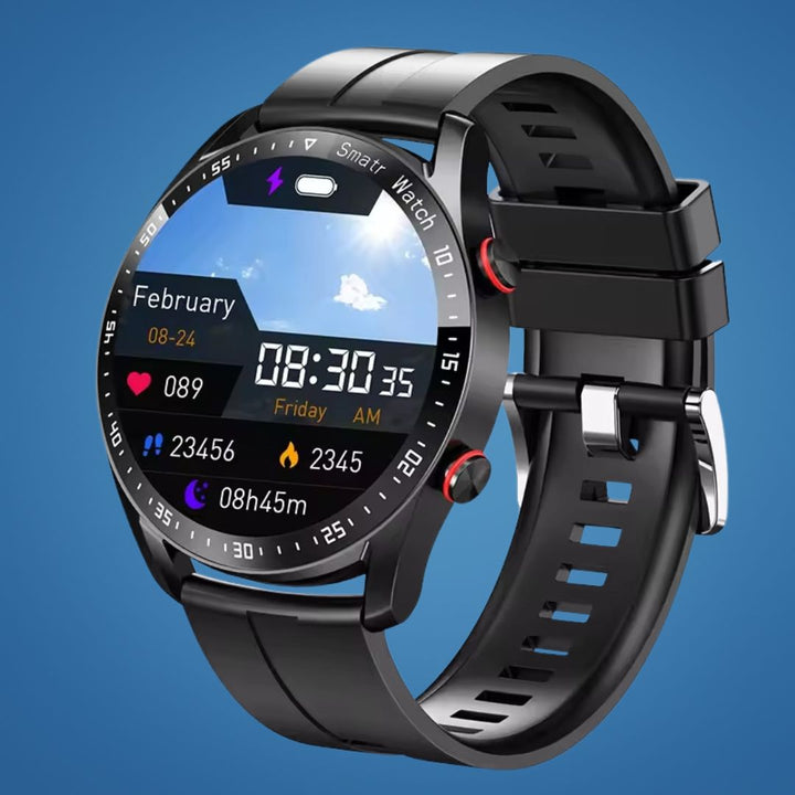 FitTrack | Non-Invasive Smart Fitness Watch - Activity Tracking - Heart Rate - Sleep - Training - GPS Notifications - Water-Resistant Stornfield