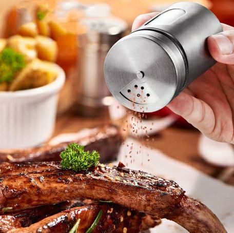 Stornfield Stainless Steel Spice Jar with Rotate Cover