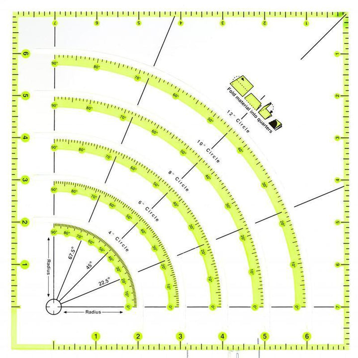 Cutting Rule for Arc and Fan Patterns | Stornfield