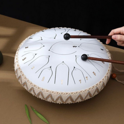 Stornfield | EchoDrum – Steel Tongue Drum for Meditation, Yoga, and Relaxation