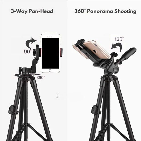Stornfield | Extendable Phone Tripod with Bluetooth Remote - Versatile Selfie Stick & Stand