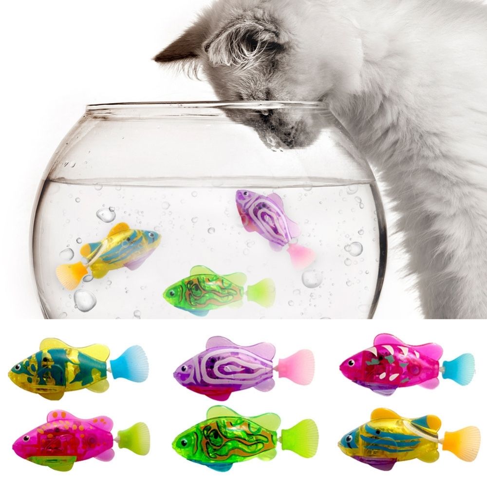 Stornfield | AquaPret Interactive Cat Toy – Moving Fish with Lighting