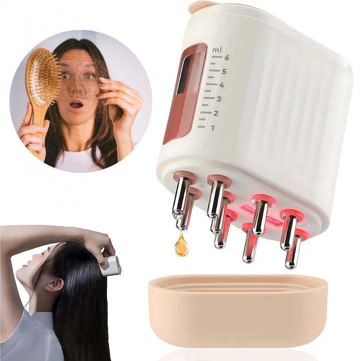 HairVibe Electric Scalp Massager | Improved Blood Circulation – Stress Relief to Promote Hair Growth and Scalp Health Stornfield