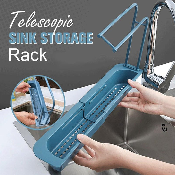 Telescopic sink storage rack | Stornfield