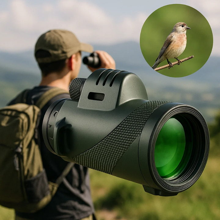 Stornfield | Compact 600x Ultra-Zoom Monocular | HD Lens, Lightweight & Perfect for Hiking, Birdwatching, and Sports Events