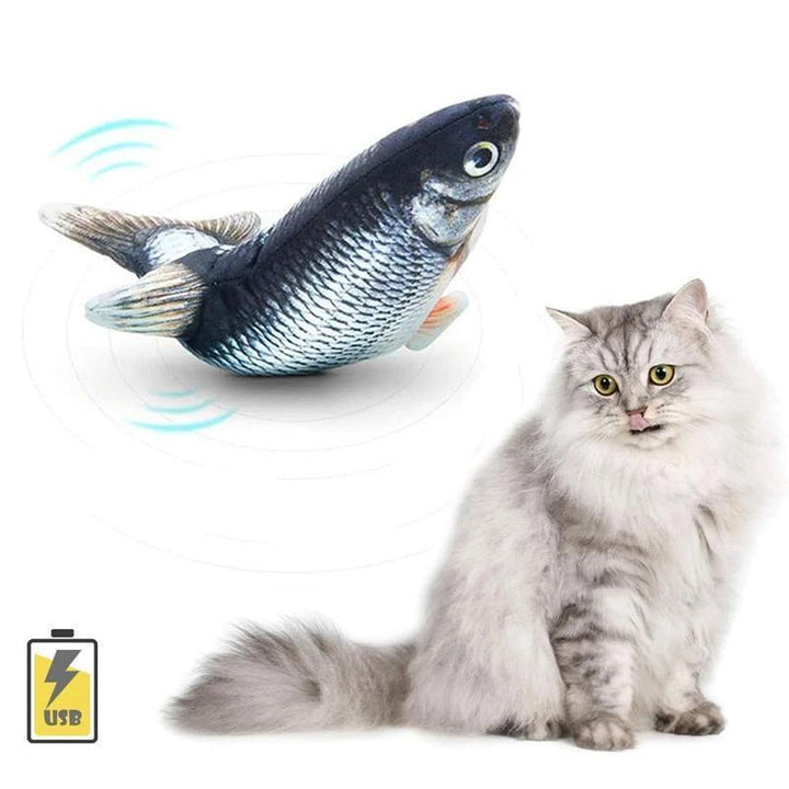USB Rechargeable Simulated Flopping Fish Cat Toy | Stornfield