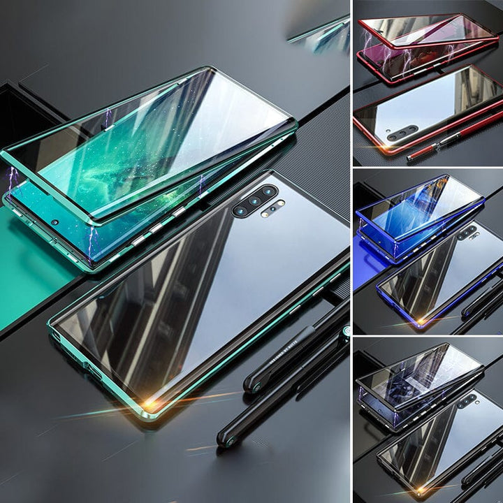 Stornfield | Double-Sided Magnetic Tempered Glass Phone Case for Samsung