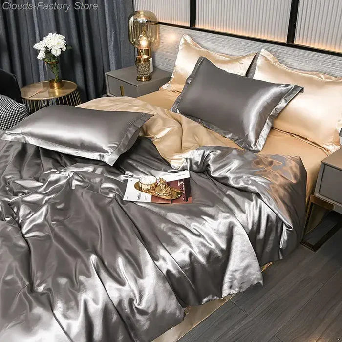 Satin Duvet Cover - Velora | Stornfield
