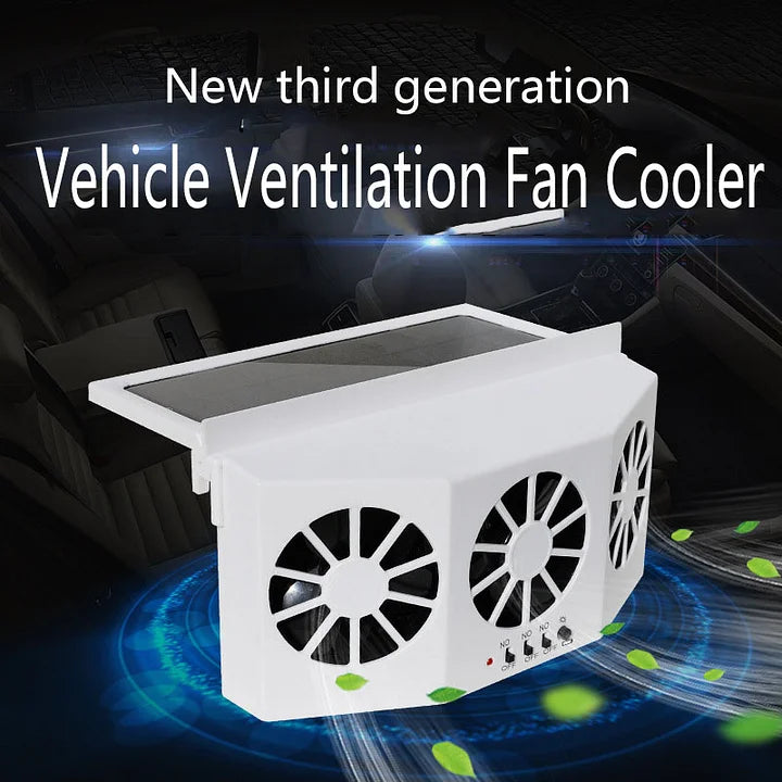 The New Solar Car Cooling Artifact [air circulation exhaust fan] | Stornfield
