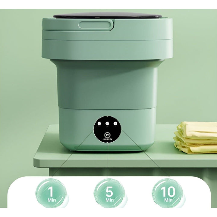 QuickSpin Washing Machine – Foldable Mini Washing Machine with Dryer | Stornfield