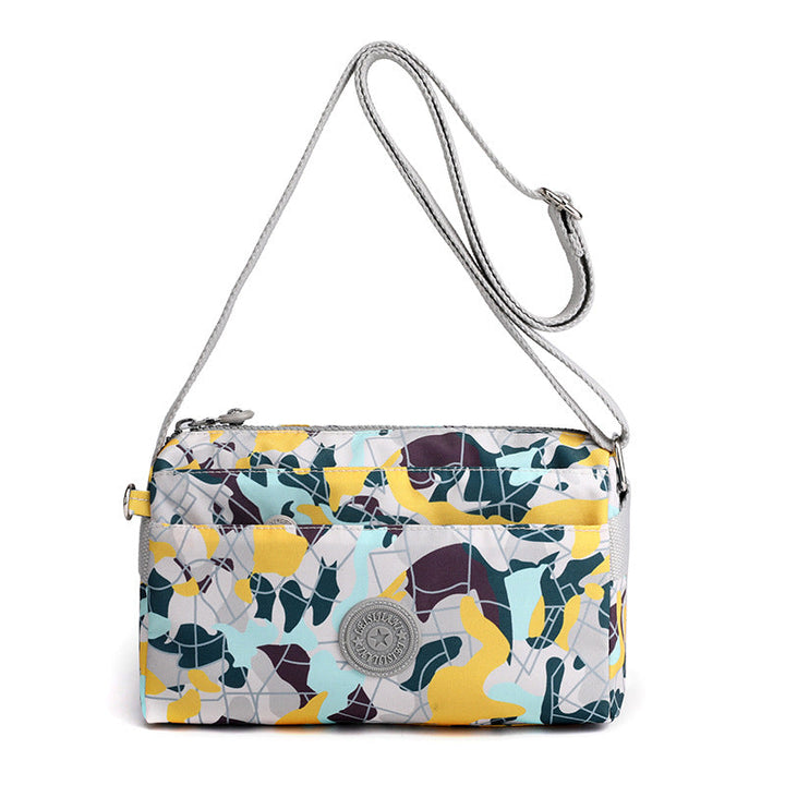Women's Casual Multi-layer Fashionable Simple Shoulder Bag Made of Nylon | Stornfield