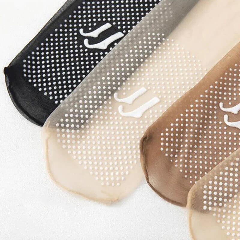 Invisible, Non-slip Crystal Silk Socks | Stornfield