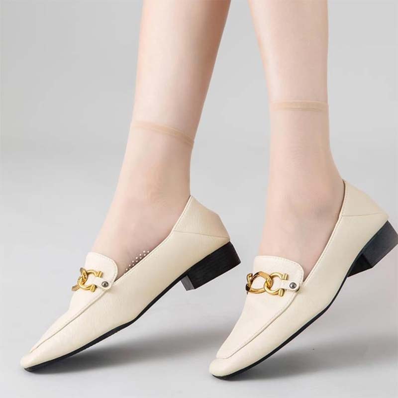 Spring Summer Invisible Non-Slip Crystal Silk Socks | Stornfield