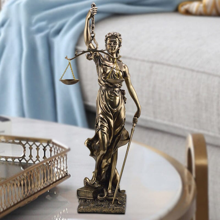 Goddess of Justice Statue Decoration | Stornfield
