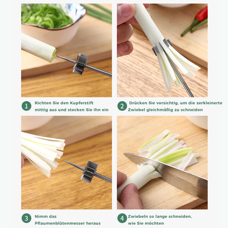 Stainless Steel Plum Blossom Onion Slicer | Stornfield