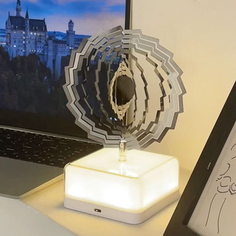 Rotating ambient light made of metal | Stornfield