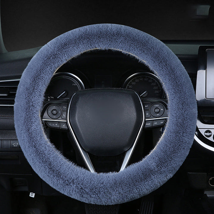 Universal Plush Steering Wheel Cover for Car | Stornfield