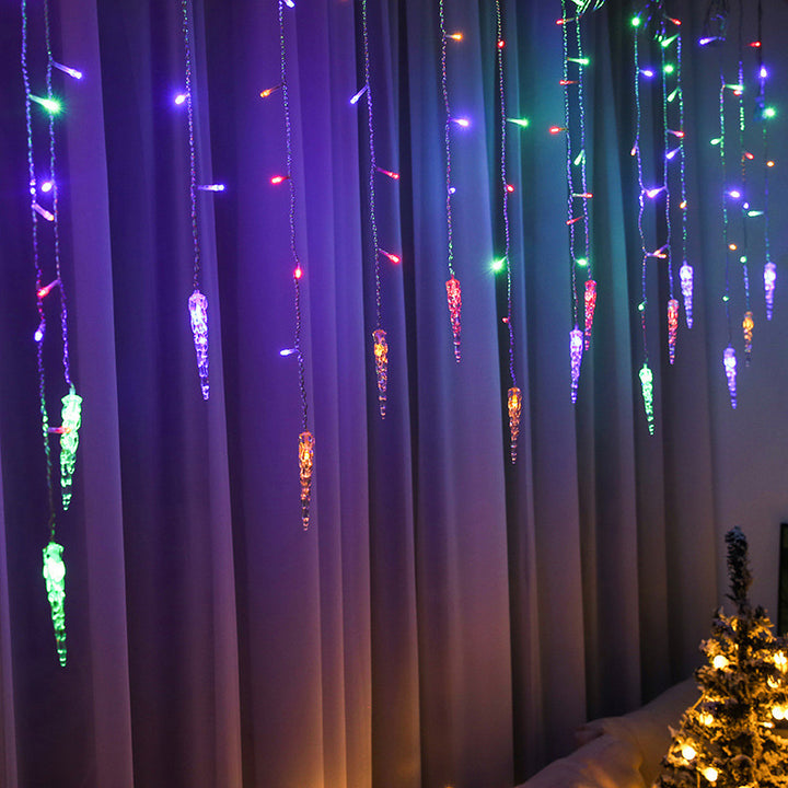 LED Icicle Light Curtain for Window Decoration