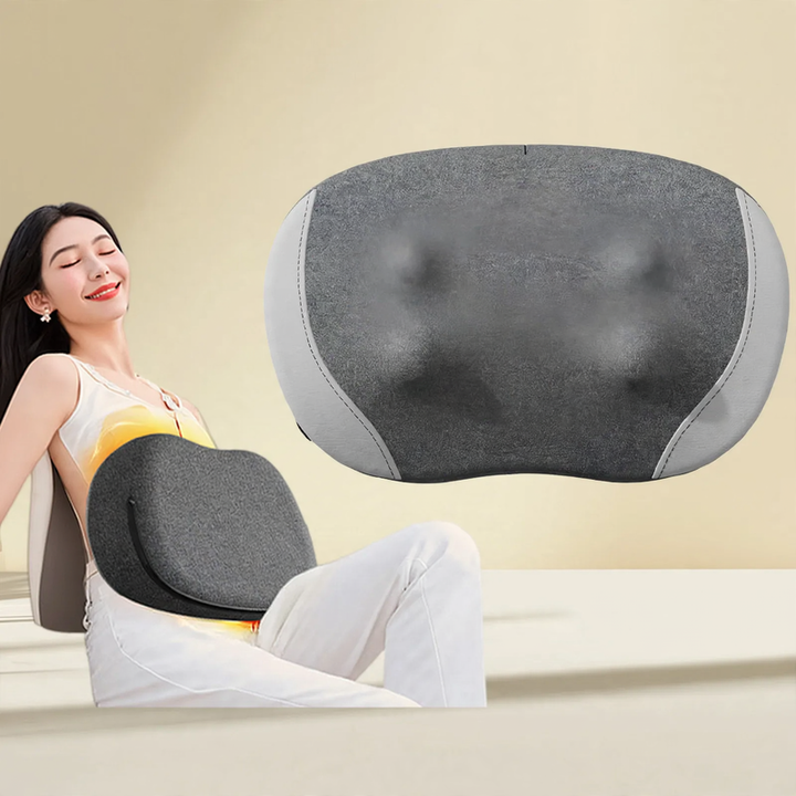 Car pillow with massage function and infrared