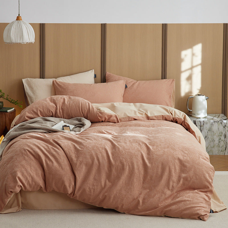 Cotton bedding set, 4-piece, American Style