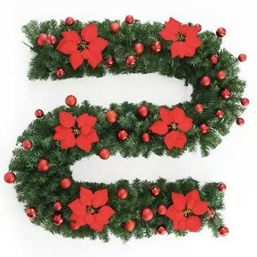 Christmas decorative wreath with lighting
