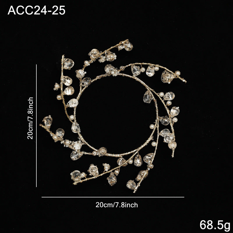 Decorative Christmas wall wreath made of acrylic and iron