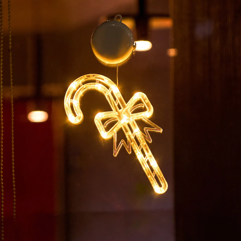 LED window decoration light with suction cup