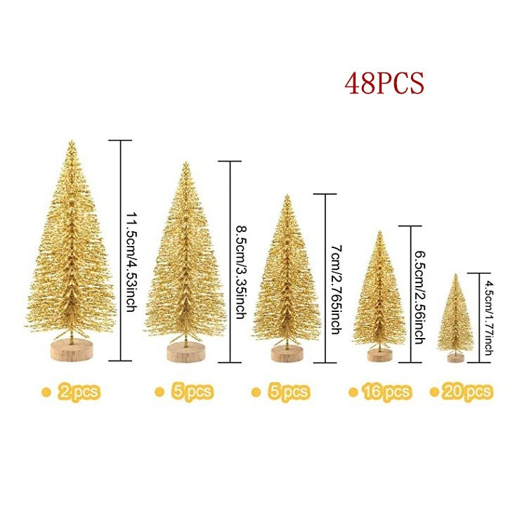 Mini Christmas tree made of sisal for decoration