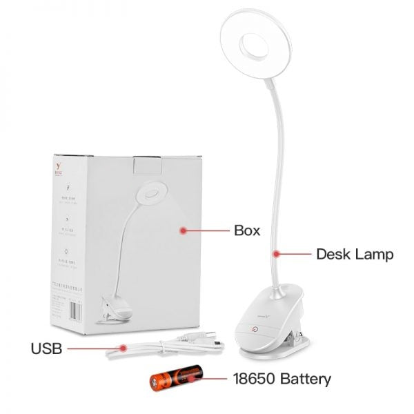 Stornfield | Cordless Clip-On Bedside Lamp