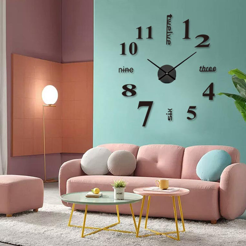 DIY Modern No-Punch Wall Clock | Stornfield
