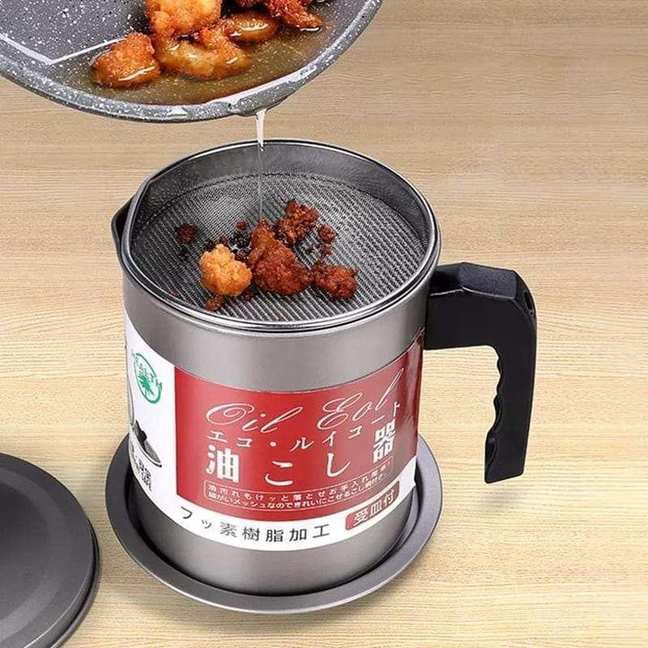 1.4L Kitchen Stainless Steel Kitchen Oil Filter Pot Stornfield