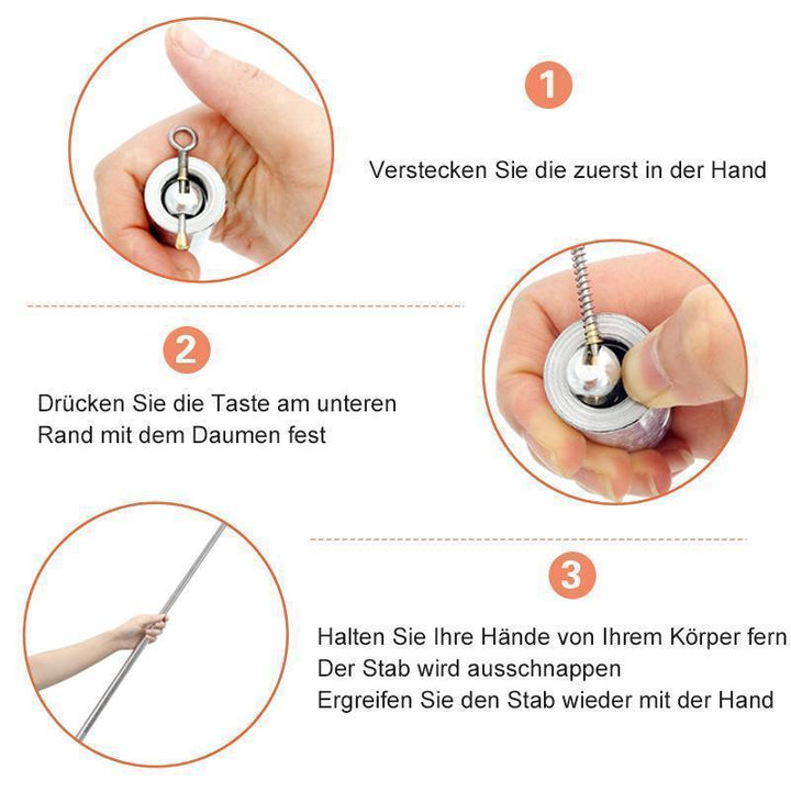 Stornfield | Portable Metal Rod for Self-Defense and Magic