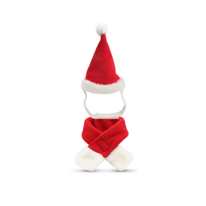 Christmas Decoration Santa Hat with Scarf | Stornfield