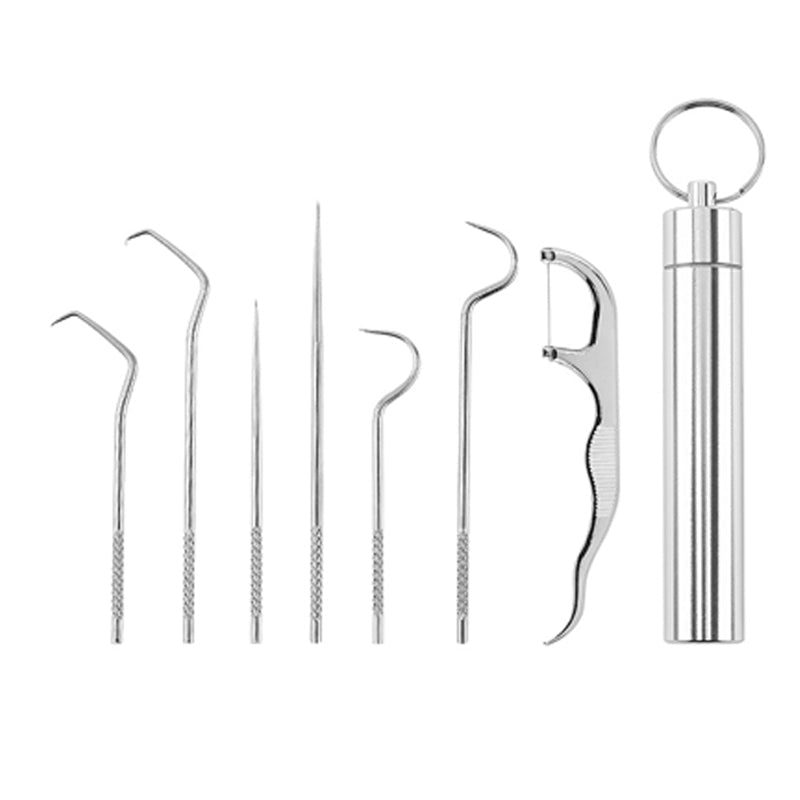 Stainless Steel Toothpick Set (7 pieces) | Stornfield